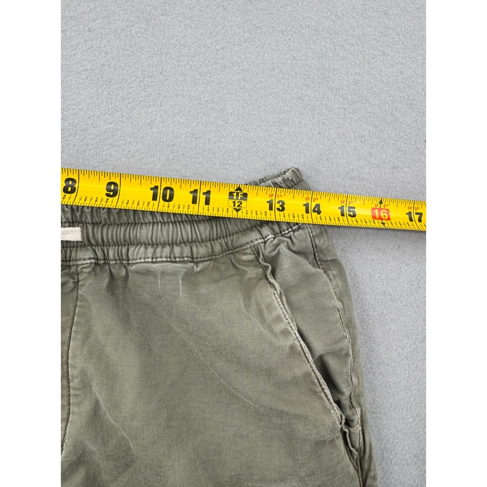 Marine Layer Mens Saturday Slim Fit Drawstring Pants Olive Green Medium Outdoors - Picture 6 of 13